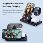 3 in 1 Wireless Fast Charger Stand - Image 3