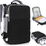 Multi-Pocket Waterproof Travel Backpack with Shoe Storage