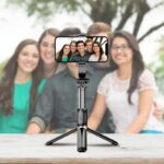 Extendable Selfie Stick Tripod with Bluetooth Remote - Image 11