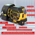 High Precision Laser Rangefinder Steel Tape Measure - Image 6
