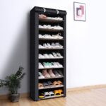 Space-Saving Multi-Layer Shoe Rack Cabinet with Dust Cover