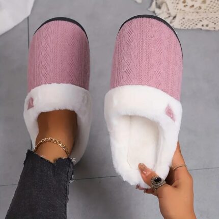 Women’s Fuzzy Plush Winter Slippers