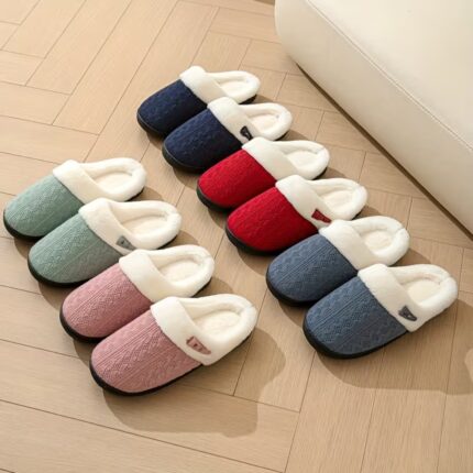 Women’s Fuzzy Plush Winter Slippers
