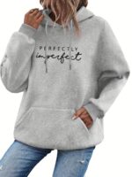 Women’s “Perfectly Imperfect” Printed Hoodie