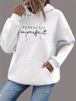 Women’s “Perfectly Imperfect” Printed Hoodie