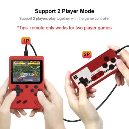2.4-Inch Retro Portable Mini Handheld Game Console with 500 Built-in Games