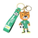 4pcs Football Mascot Keychain Silicone Sports Bag - Image 6
