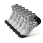 6 Pairs Men's Short Sports Socks - Comfortable and Durable - Image 5