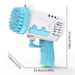 Electric Bubble Gun Launcher - 40 Hole Bubble Machine for Kids - Image 7