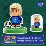 Football Mascot Building Blocks Set Trophy Model Collectible - Image 12