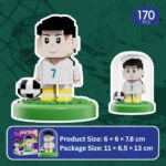 Football Mascot Building Blocks Set Trophy Model Collectible - Image 5