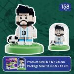 Football Mascot Building Blocks Set Trophy Model Collectible - Image 6