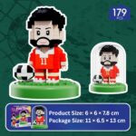 Football Mascot Building Blocks Set Trophy Model Collectible - Image 7