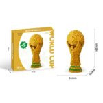 Football Mascot Building Blocks Set Trophy Model Collectible - Image 9