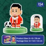 Football Mascot Building Blocks Set Trophy Model Collectible - Image 10