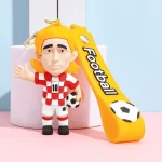 Football Star Keychain Soccer Player Bag - Image 13