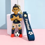 Football Star Keychain Soccer Player Bag - Image 16