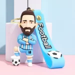 Football Star Keychain Soccer Player Bag - Image 17