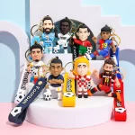 Football Star Keychain Soccer Player Bag (1)
