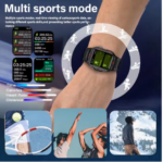 LAXASFIT Men's Smart Watch with LED Flashlight and Health Monitoring - Image 5