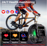 LAXASFIT Men's Smart Watch with LED Flashlight and Health Monitoring - Image 8