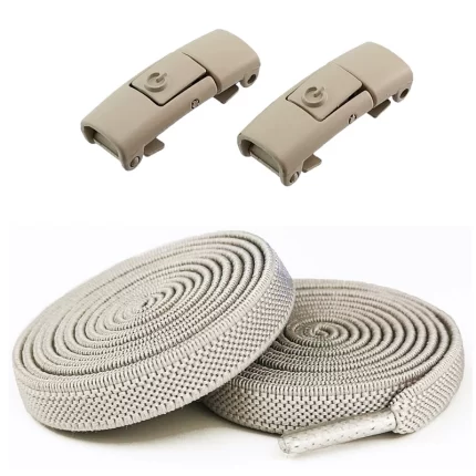 No-Tie Elastic Shoelaces – Adjustable, Secure & Hassle-Free Fit