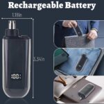 Portable Nose & Ear Hair Trimmer – USB Rechargeable, Compact & Precision Grooming Tool - Image 10