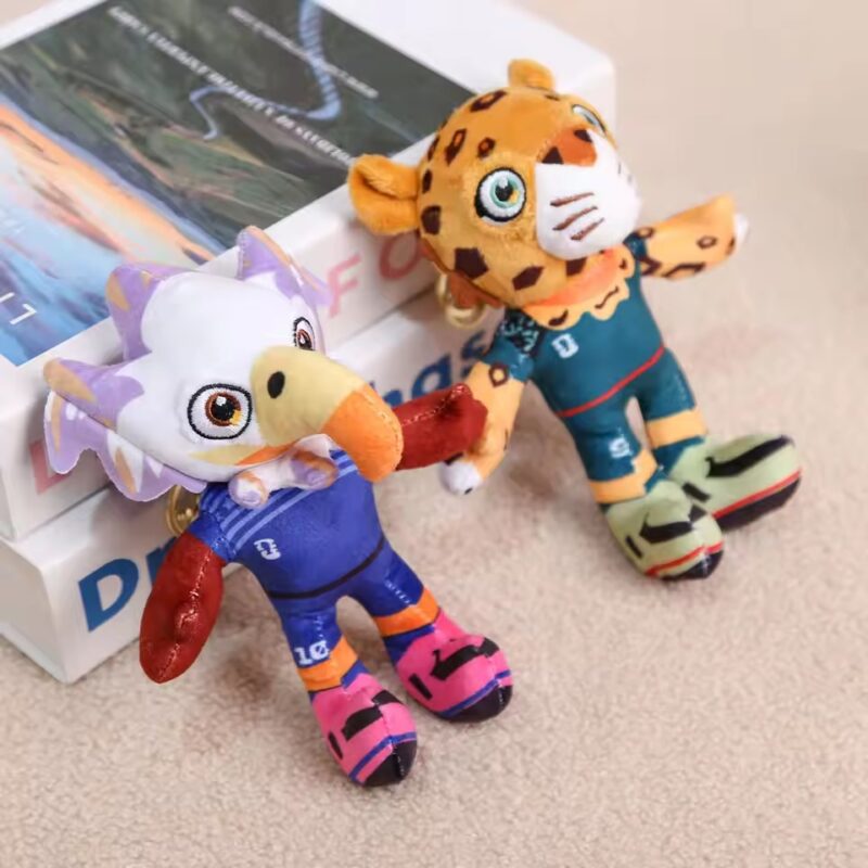 Panini 2026 Mascot Plush Keychain Soft Stuffed Fan Gift