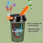 Portable Cigarette Cup with Coarse, Medium, and Fine Filters - Image 5