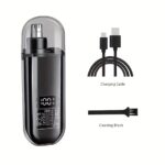 Portable Nose & Ear Hair Trimmer – USB Rechargeable, Compact & Precision Grooming Tool - Image 9