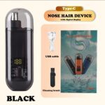 Portable Nose & Ear Hair Trimmer – USB Rechargeable, Compact & Precision Grooming Tool - Image 8