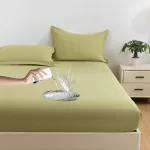 Waterproof Fitted Bed Sheet with 360° Elastic Band - Mattress Protector - Image 12