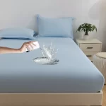 Waterproof Fitted Bed Sheet with 360° Elastic Band - Mattress Protector - Image 4