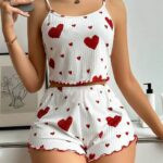 Women's Pajamas Set Sleepwear - 2 PCS Short Tank Top and Shorts - Image 7
