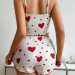 Women's Pajamas Set Sleepwear - 2 PCS Short Tank Top and Shorts - Image 3