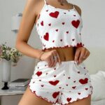 Women's Pajamas Set Sleepwear - 2 PCS Short Tank Top and Shorts