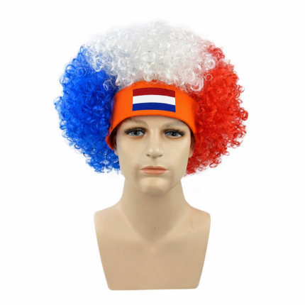 World Cup 2026 Flag Wig Headband Fan Celebration Hat