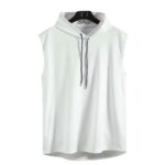 Mens Sleeveless Hooded Tank Tops Summer Gym Bodybuilding Fitness Sport Workout Singlet - Image 4