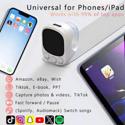 1-Mouse Ring Remote Control with Touchpad