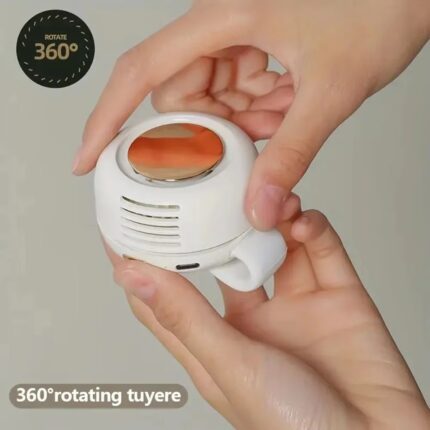 1-Whirlwind Leafless Mini Fan – Portable USB Charging, Silent Operation