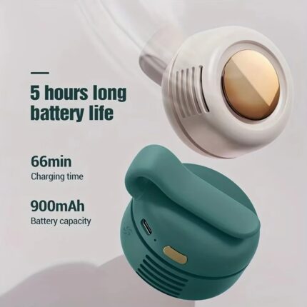 1-Whirlwind Leafless Mini Fan – Portable USB Charging, Silent Operation
