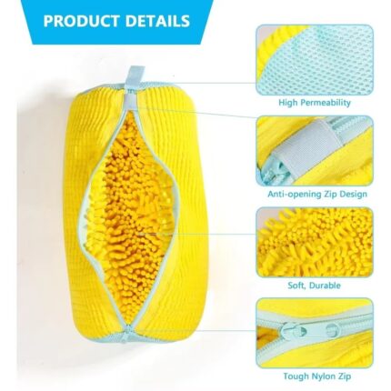 1PCS Wash Shoes Bag Padded Net Laundry Shoes Protector