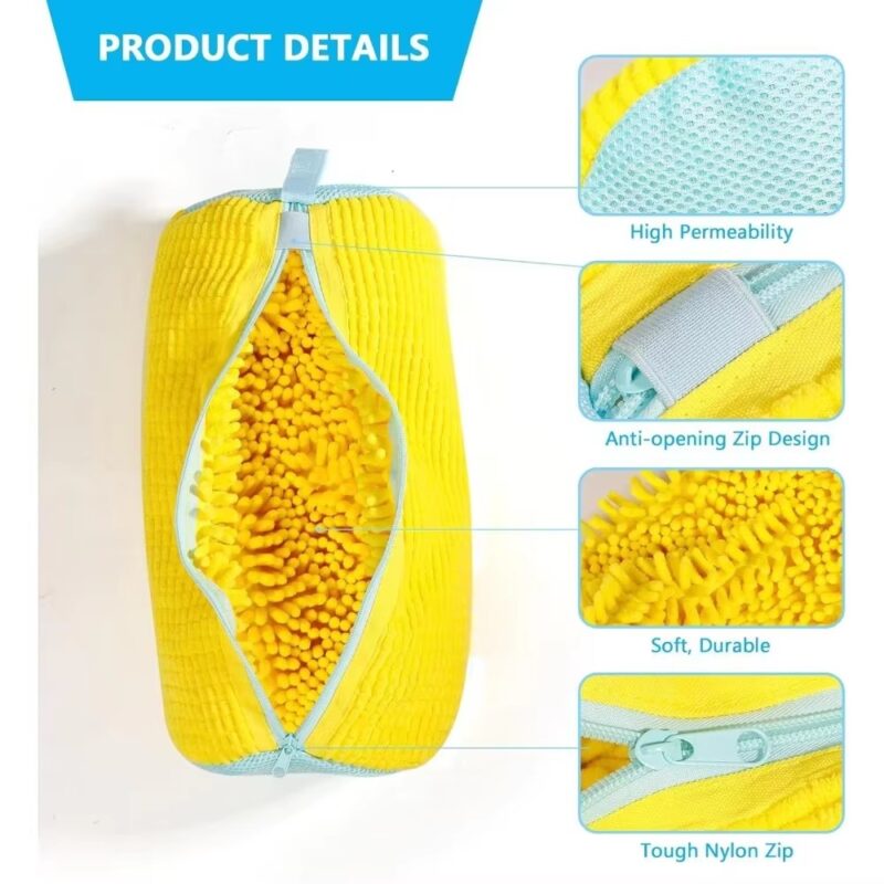 1PCS Wash Shoes Bag Padded Net Laundry Shoes Protector