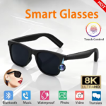 8K Camera AI Smart Glasses – Touch Control, Photo Recording & Voice Assistant