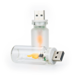 USB Flame Flickering LED Candle Night Light - Image 5