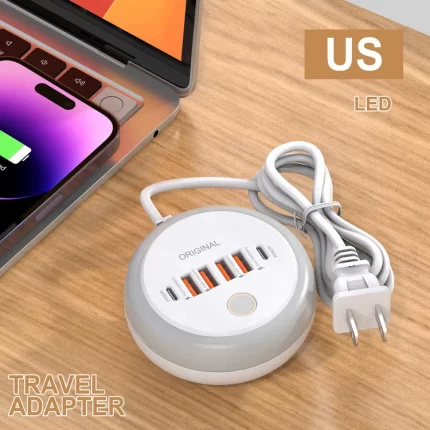50W Multi-Port USB C Fast Charging Wall Charger