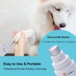 Dog Nail Grinder USB Rechargeable Electric Pet Paws Clipper - Image 3