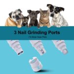 Dog Nail Grinder USB Rechargeable Electric Pet Paws Clipper - Image 8