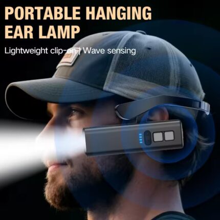 Ear Clip Headlamp – Bright LED Headlight for Outdoor Adventures