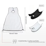 Men Beards Shaving Apron with Suction Cup – Home & Salon Beard Cape - Image 6